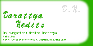 dorottya nedits business card